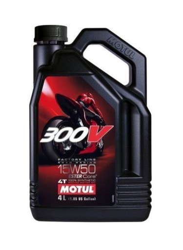 МАСЛО MOTUL 15/50 4L 4T 300V FACTORY LINE ROAD RACI