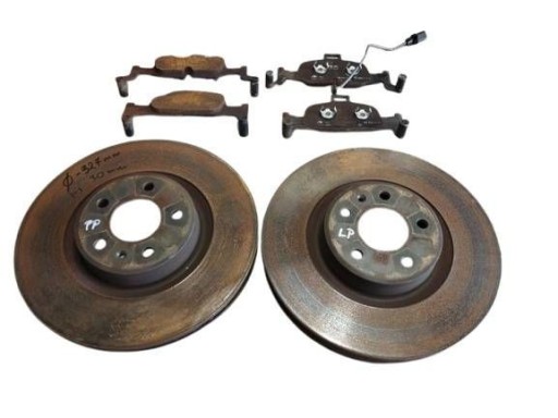 Audi A4 S4 B9 8W LIFT discs brake front plates 338MM 8W0615301AB