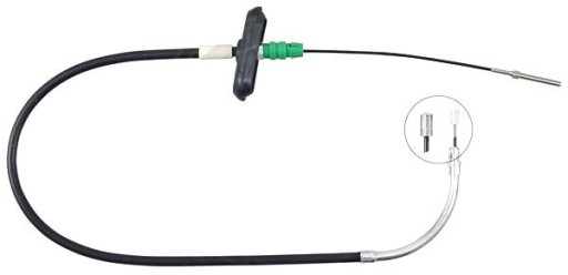 34406852186 - ТРОС РУЧНОГО ГАЛЬМА MINI ONE 13- ПЕРЕД