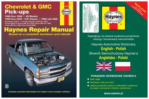 Chevrolet Blazer Tahoe Suburban Silverado 1988-00