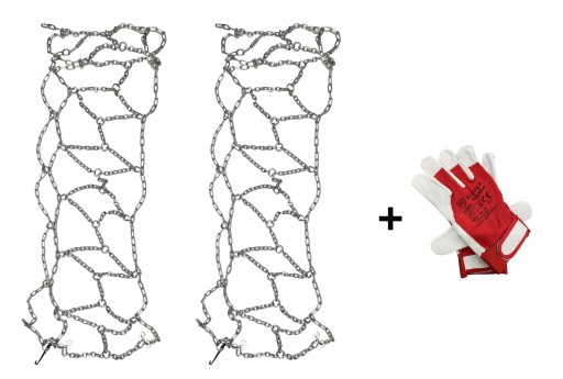 Цепи противоскольжения для грузовых автомобилей 275/80/22,5 - 315/60/22,5 önorm-v5119 + перчатки