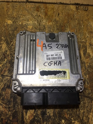 A4 B8 A5 8T počítač řídící jednotka MOTORU 8K1907401H