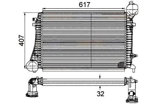 8ML 376 - ІНТЕРКУЛЕР HELLA 1K0145803G 1K0145803R