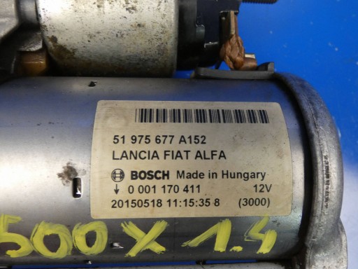 FIAT 500X JEEP RENEGADE 1.4 TJET MULTIAIR starter