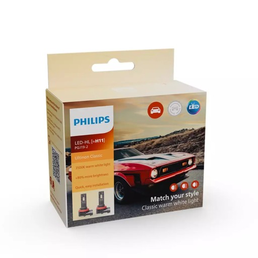 LED НАБІР 12V H11 20W ULTINON CLASSIC 2