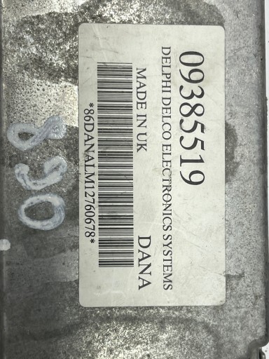 Bedienteil Computer DES MOTORS Opel OE 09385519