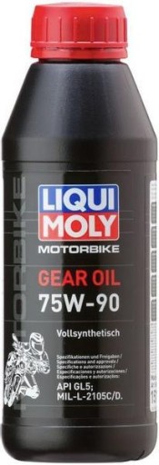 LIQUI MOLY MOTORBIKE GL5 75W90 GEAR OIL 1516 500ML