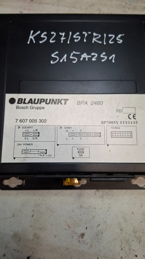 zosilňovač BLAUPUNKT BPA2480