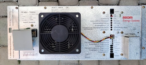 Імпульсний випрямляч 3x400V/48V/125A ascom Energy Systems