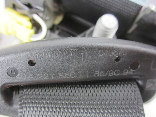 tension belt safety kanapy rear rear part left black Mercedes W221 Lift