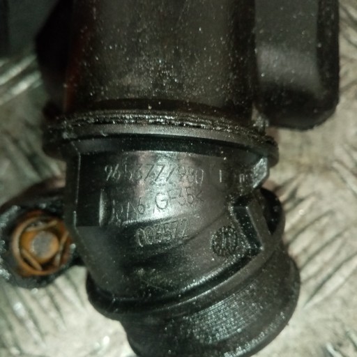 rúra vedenie intercoolera TURBINY PEUGEOT 207 9653777980