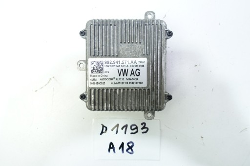 ПРЕОБРАЗОВАТЕЛЬ МОДУЛЬ AUDI VW GOLF 992941571AA изображение 1