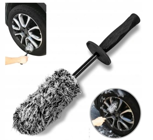 ЩЕТКА ИЗ МИКРОФИБРЫ ДЛЯ МОЙКИ КОЛЕС И ДИСКОВ 40 СМ