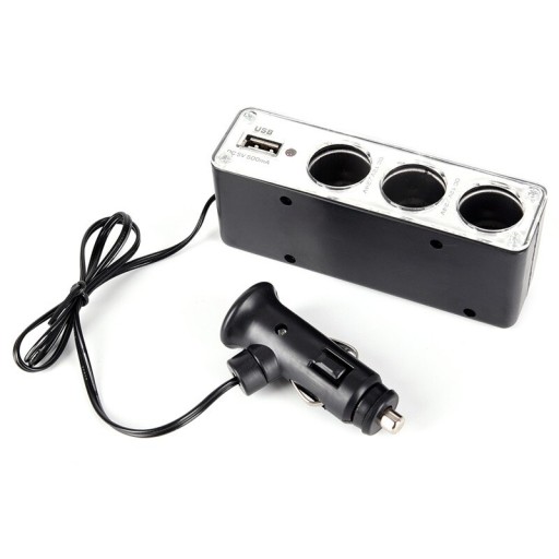 6935461556701 - сигаретный полюс и USB-порт 3-полосное зарядное устройство