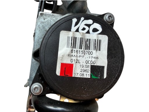 tension belt safety left front VOLVO V60 and S60 II 616155700 2012R