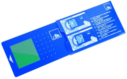 ИСПЫТАТЕЛЬНАЯ КАРТА ДЛЯ ПРОВЕРКИ МАГНИТНЫХ КОЛЕЦ ABS В ПОДШИПНИКАХ