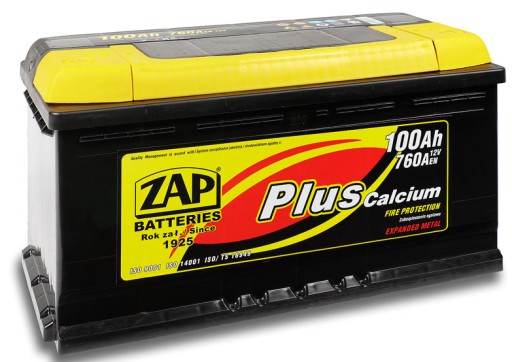 Z60038 - Акумулятор 12V 100Ah 760A P + Zap Plus
