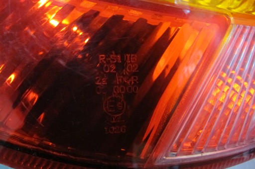KIA RIO 1 and DC KOMBI 99-02 light left rear part rear EUROPA