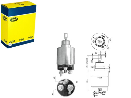 940113050348 - Електромагнітний вимикач стартера ducato 2.5 diesel magneti