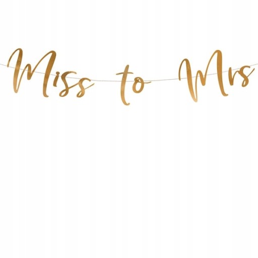 Baner Miss to Mrs Gold Rose WIECZÓR PANIEŃSKI