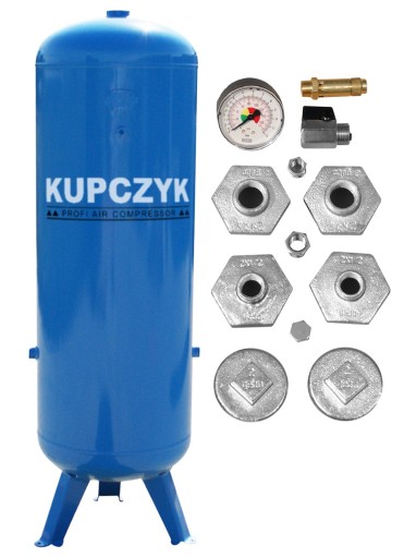 Бак сжатого воздуха 270 литров фитинги
