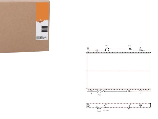 86230175 - Nrf50441 радиатор citroen c5 3.0 v6 01- peugeot 6