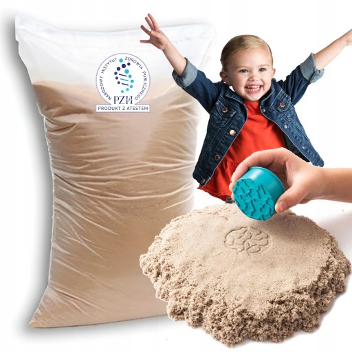 Пісок для пісочниці ATEST для дітей Чистий 30кг