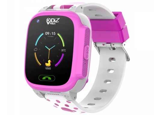 Smartwatch Dla Dziecka KidiZ Top Pink 2G W-Fi Lokalizacja Dziecka S.o.s