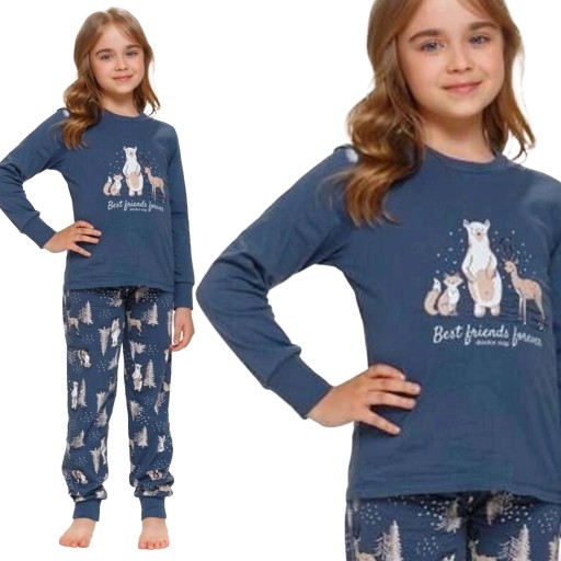 Detské pohodlné pyžamo s potlačou joggers nohavice Doctor Nap