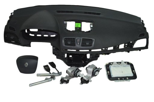 RENAULT MEGANE III КОНСОЛЬ ПОДУШКА БЕЗПЕКИ