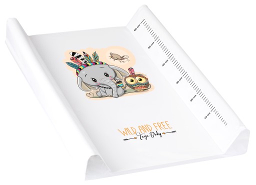 Жорсткий пеленальний столик Tega Baby 50 х 70 см білий