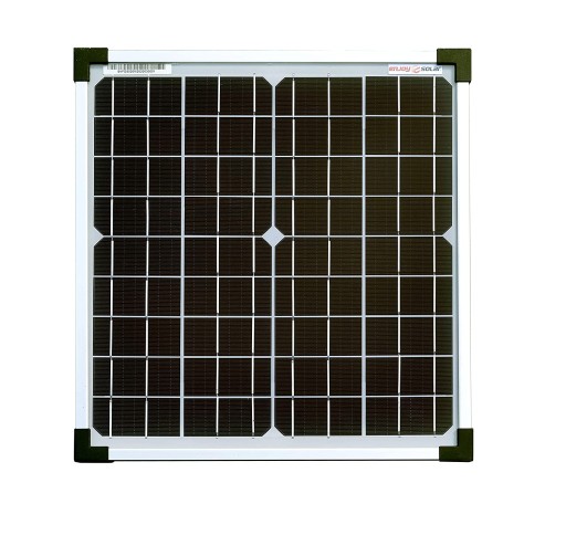 12v-36v - Моно 12V монокристалічна сонячна панель 20W