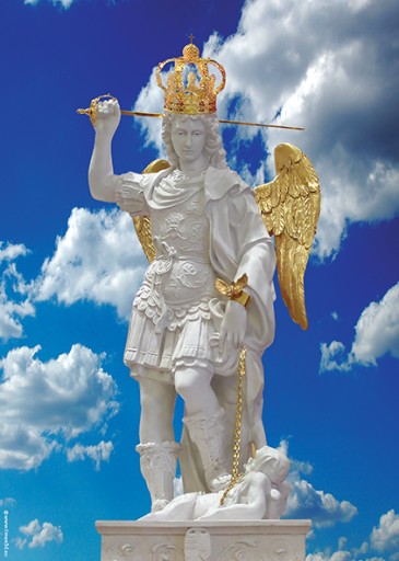 ŚW. MICHAŁ ARCHANIOŁ FIGURA 7,5 x 10,5 OBRAZEK 3D 10520855480 - Allegro.pl