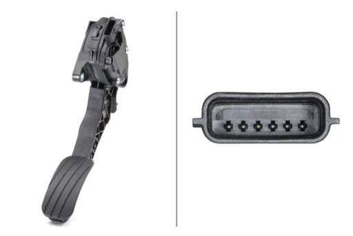 6PV 009 - ПЕДАЛЬ АКСЕЛЕРАТОРА RENAULT MASTER 2.3 DCI 11-HELLA