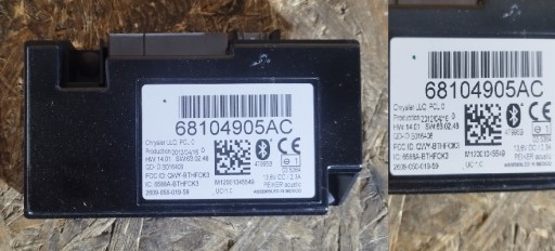 Модуль bluetooth jeep cherokee kk freedom 68104905ac гарантия