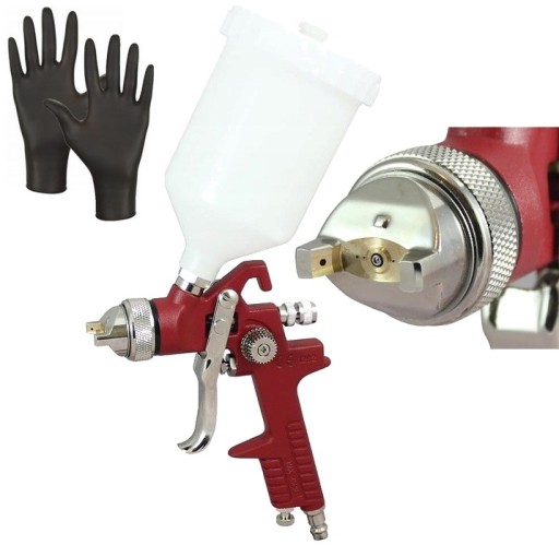 Фарбувальний пістолет SPEEDWAY червоний HP 1,8 мм