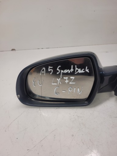 mirror exterior left AUDI A5 8T LX7Z 6-PIN EU