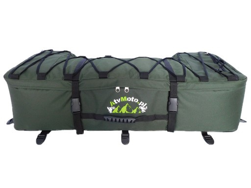 Сумка, чемодан для квадроцикла ATV сзади оливковый с перегородкой
