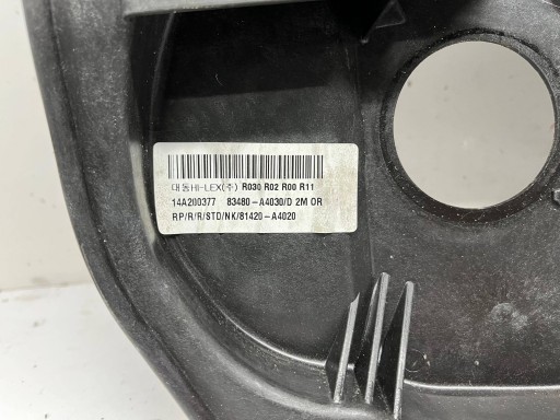 KIA CARENS IV window regulator right rear part 83480-A4000 2013