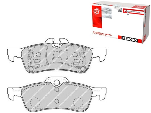 КОЛОДКИ ТОРМОЗНЫЕ LINCOLN CONTINENTAL МИНИ (R50 R53 изображение 1