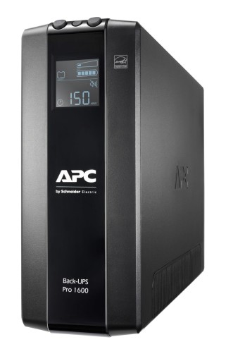 Ибп apc br1600mi 1,6 ква, жк, 8 розеток с14, usb