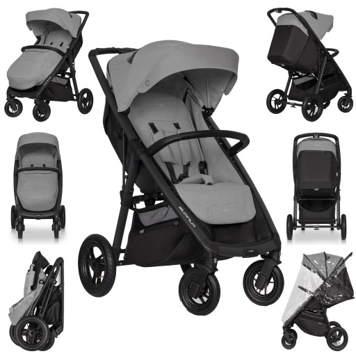 Коляска Easy Go Quantum Pearl сіра
