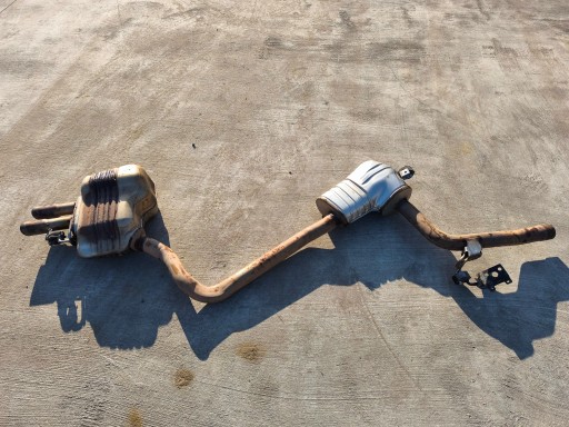 muffler, exhaust KOMPLET AUDI A4 B9 A5 8W 2.0 TDI 8W0253411Q 8W0253611D