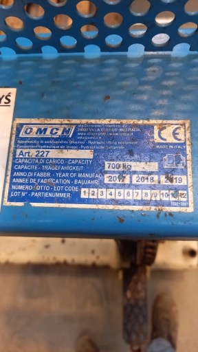 Тележка OMCN 227 для колес грузовиков