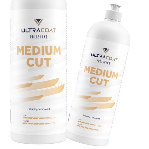 ПОЛИРОВАЛЬНАЯ ПАСТА Ultracoat Medium Cut 1 л СО СРЕДНЕЙ РЕЗУЮЩЕЙ МОЩНОСТЬЮ ONESTEP 1STEP