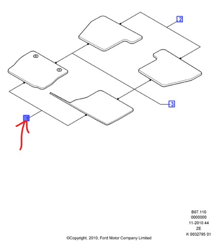 ВЕЛЮРОВІ КИЛИМКИ ДЛЯ FORD FOCUS MK3 2011-15