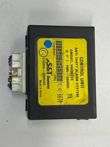 AVEO T250 module control unit 96650728