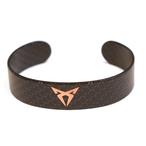 БРАСЛЕТ CUPRA ЛОГОТИП CARBON ROZ. L ОРИГИНАЛ OE