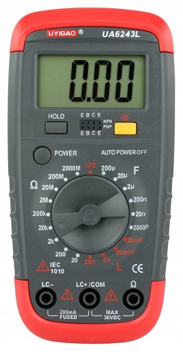 ИЗМЕРИТЕЛЬ ИНДУКТИВНОСТИ ЕМКОСТИ UYIGAO UA6243L