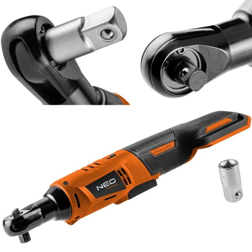 Нео тріскачка 18В 3/8 'адаптер 1/2' 60nm 04-603